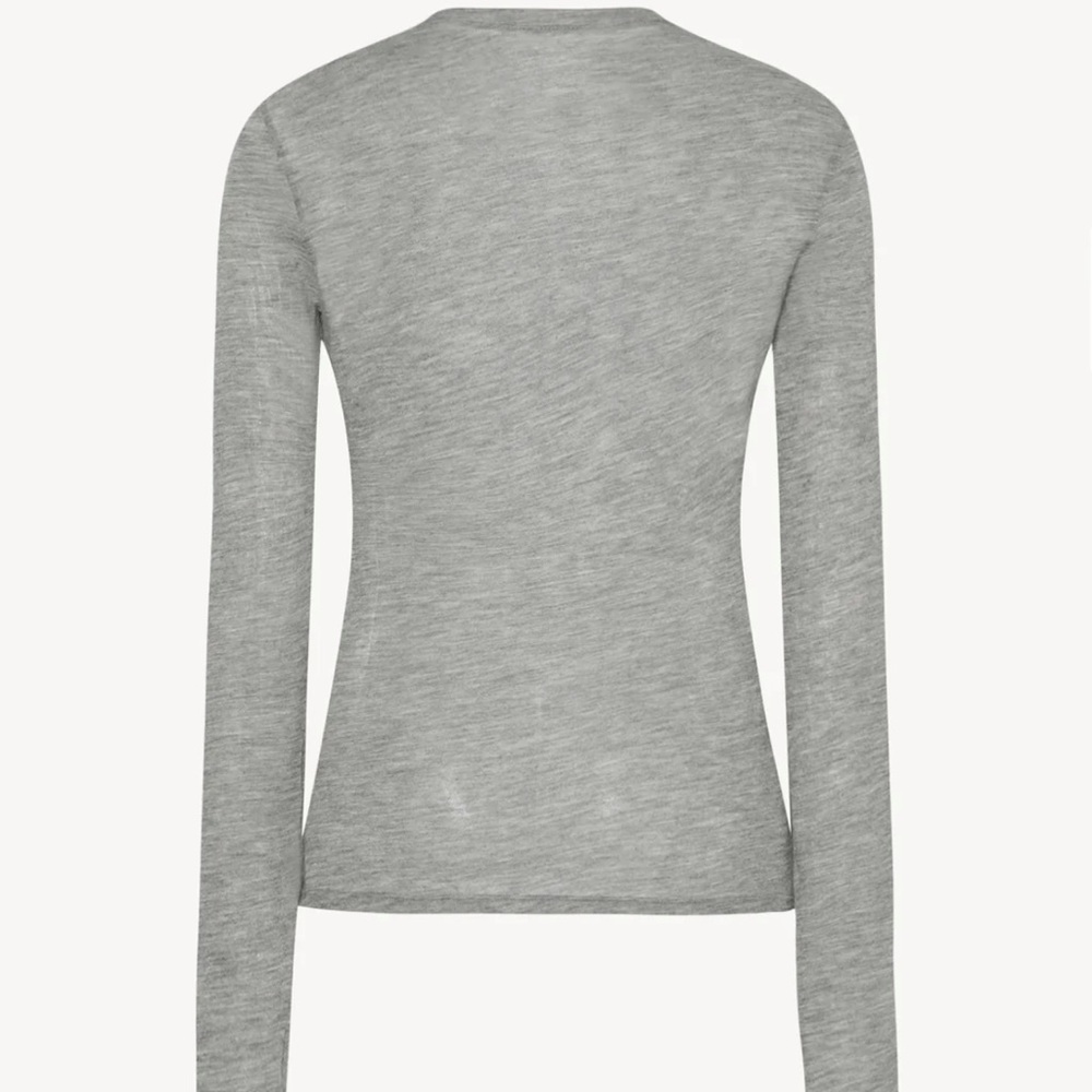 The Row Iverness Top in Cashmere in Grey Melange Women’s XS 🩶 - Picture 2 of 16